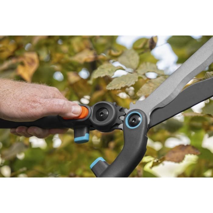 Gardena Cisaille A hedges 2en1 Energycut-Wandpy Lames-Anti-Adherence Reverse-Double Cremaillere-25 Years Guarantee