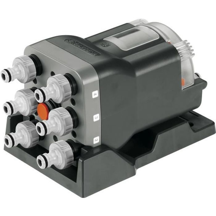 Gardena Automatic selector-6 independent water outputs-Unique Gardena connection-Complete connection kit-(8193-20)