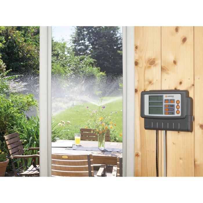 Gardena Programmer 6030 Classic-LCD screen-Centralized system-Interior housing-Connection on 230V-(1284-20)