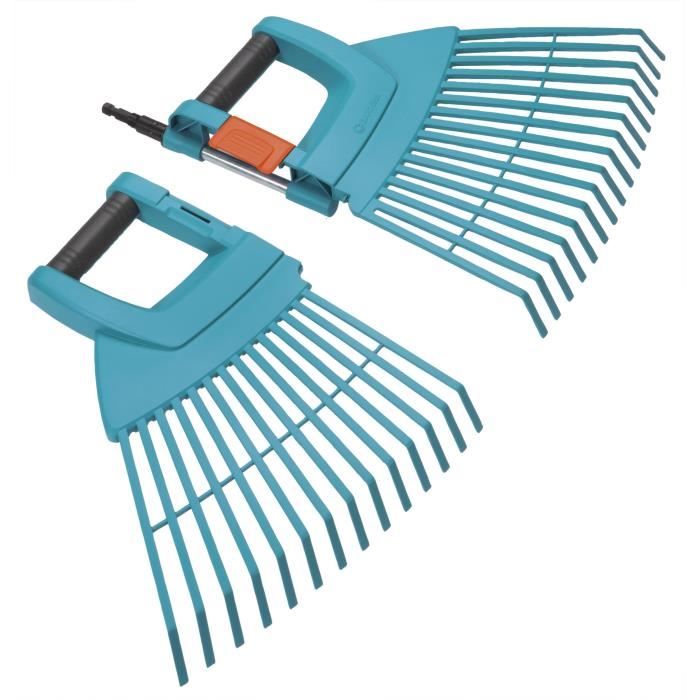 Gardena Garde A Gazon 2 in 1 XXL 77cm Combisystem - Reinforced plastic - 32 teeth - Grass rating - 25 years warranty (3107-20)
