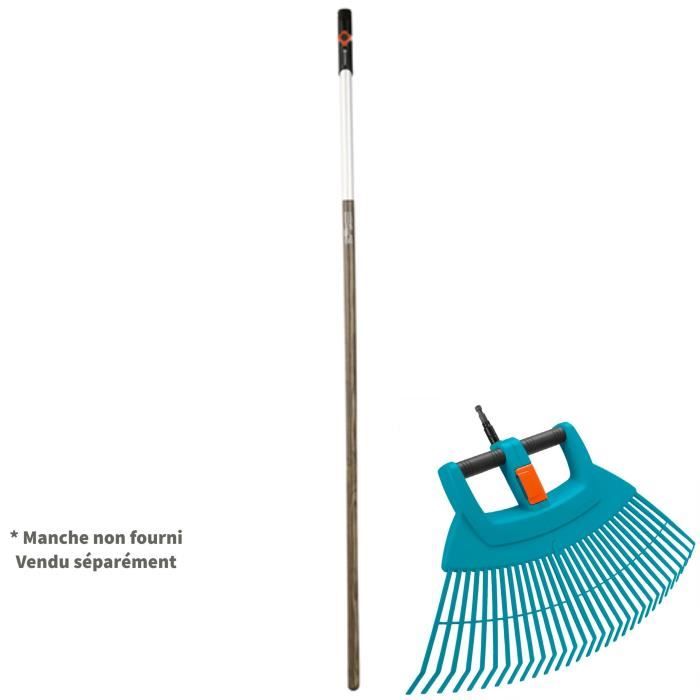 Gardena Garde A Gazon 2 in 1 XXL 77cm Combisystem - Reinforced plastic - 32 teeth - Grass rating - 25 years warranty (3107-20)
