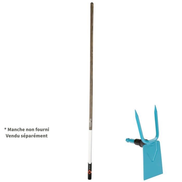 Gardena Serfouette 7.5cm Combisystem - Stainless steel - Adapted tool for any floor work - 25 years warranty (3218-20)