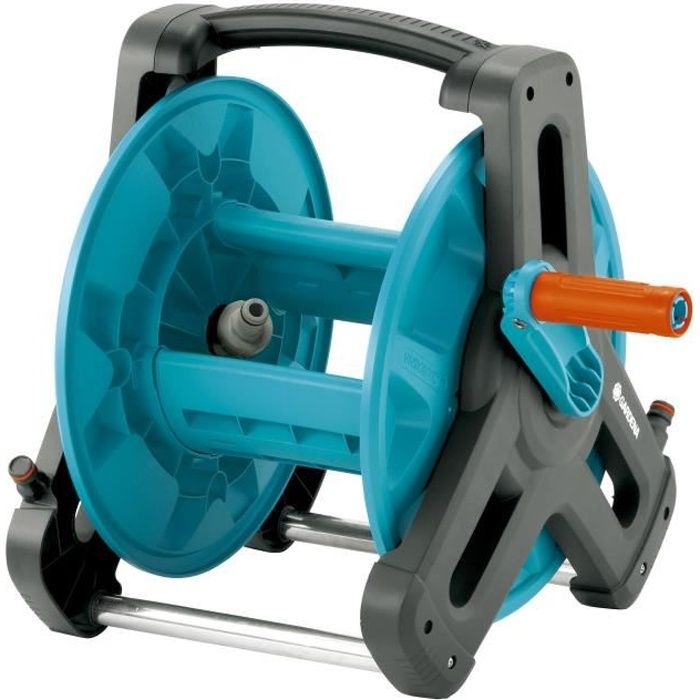 Gardena Dévidoir Classic 50-Compact structure-Folding crank-For small gardens-Anti gout-5 years warranty (8007-20)