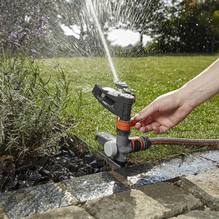 GARDENA DROWN-CANON SUR PIC COMFORT-Adjustable range 12.5m max-Max 490m² surface-XL garden-5 years warranty (8141-20)