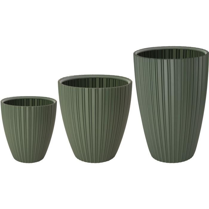 Flowerpot - Garden ID - Fancy - 40 x 42 cm - For garden, balconies or interiors - Lime green