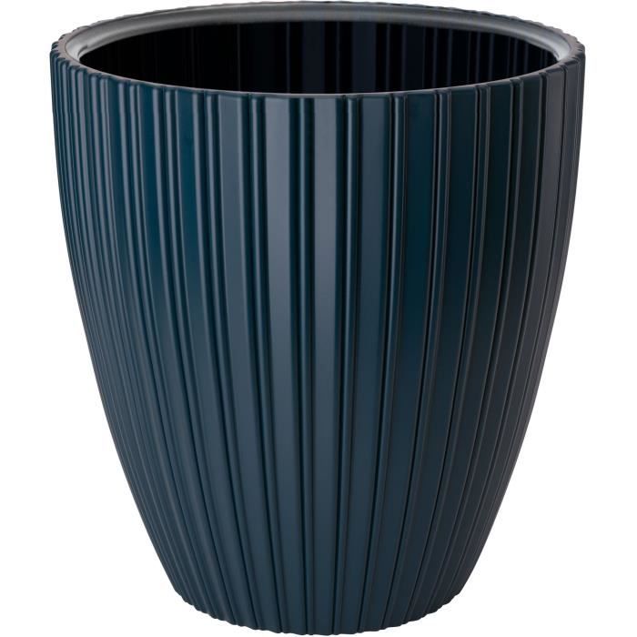 Flowerpot - Garden ID - Fancy - 40 x 42 cm - For garden, balconies or interiors - Petrol blue