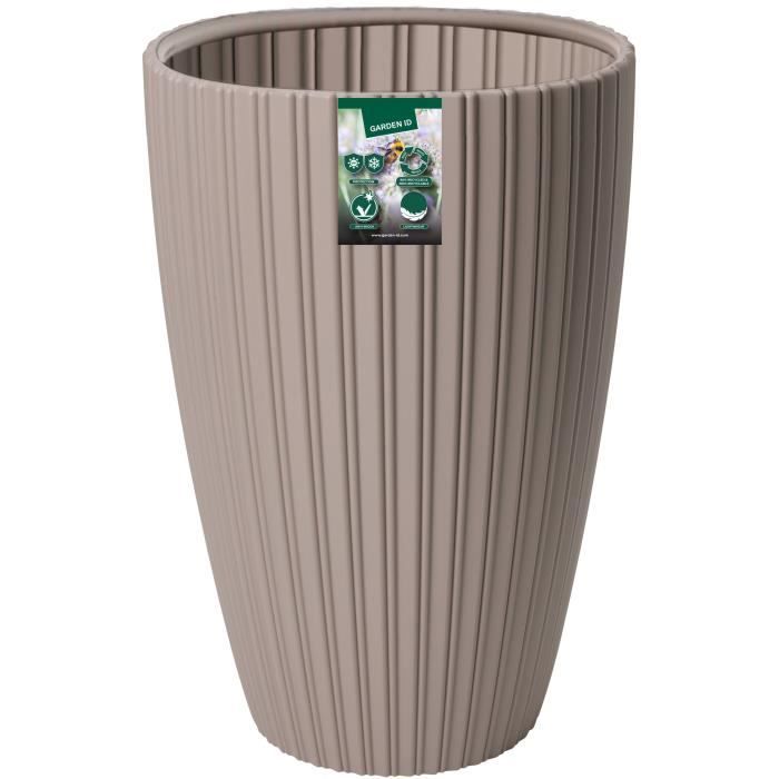 Flowerpot - Garden ID - Fancy - 40 x 58 cm - For garden, balconies or interiors - Taupe