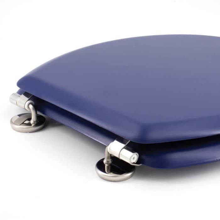 Gelco Design Defactant WC Dolce - Batples Stainless steel - Mouled wood - Navy blue