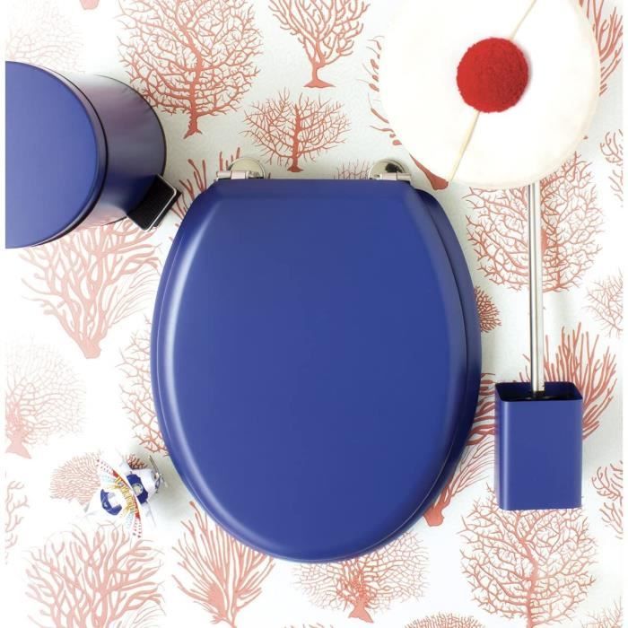 Gelco Design Defactant WC Dolce - Batples Stainless steel - Mouled wood - Navy blue