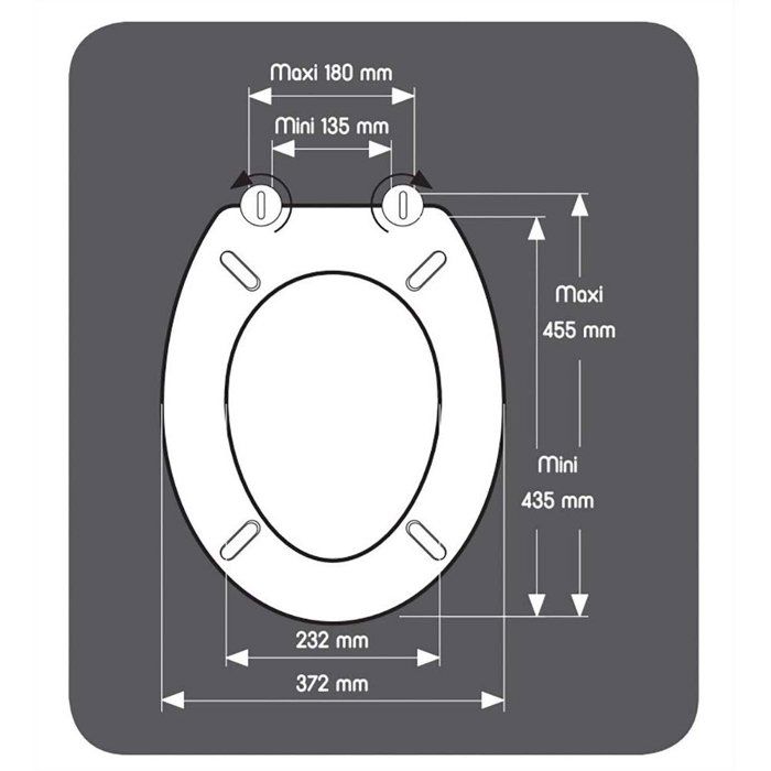 GELCO DESIGN Toilet seat Dolce - Stainless steel hinges - Molded wood - Rose crystal