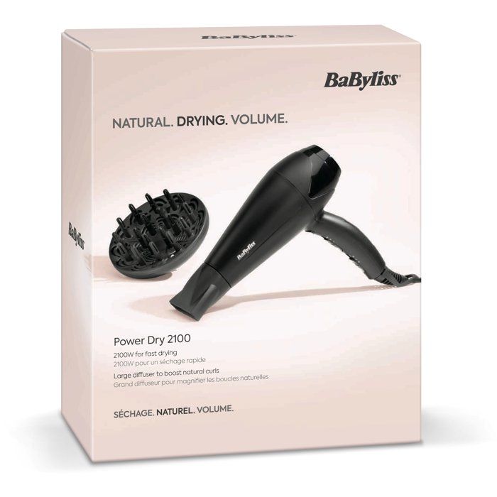Power Dry Babyliss D563DE power dryer - 2100W - DC engine