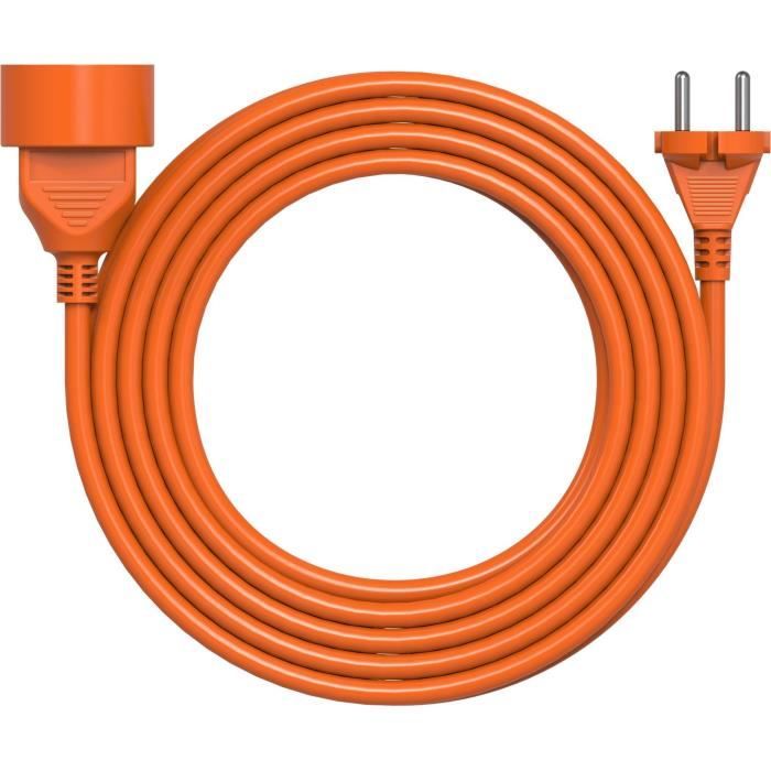 Extension cord - GENERIC - H05VVF 2x1.5 - 25 m - Orange - Outdoor use