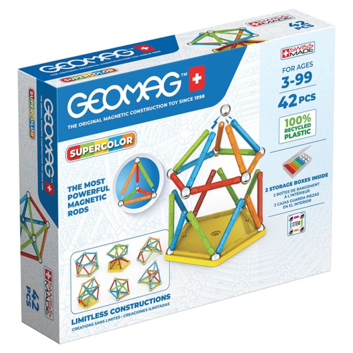 Geomag Super Color Recycled 42 multicolored pieces