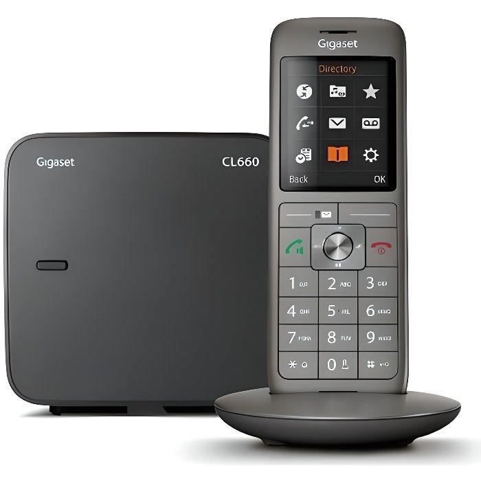GIGASET Landline Telephone CL 660 Anthracite