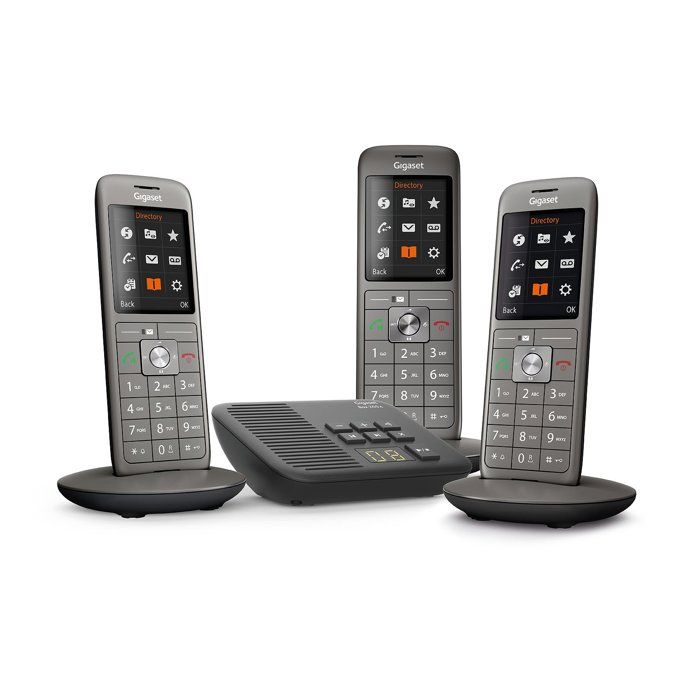 GIGASET Landline Telephone CL 660 A Trio Anthracite