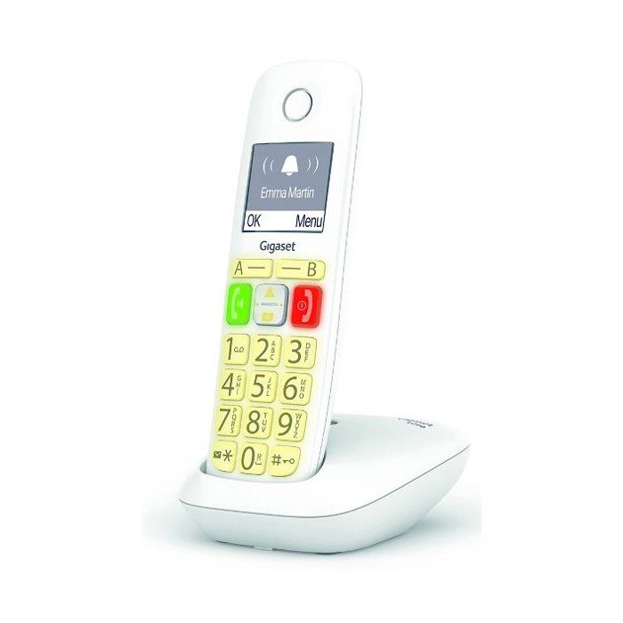 GIGASET Landline Telephone E290 White