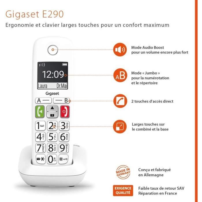 GIGASET E290 Duo WHITE