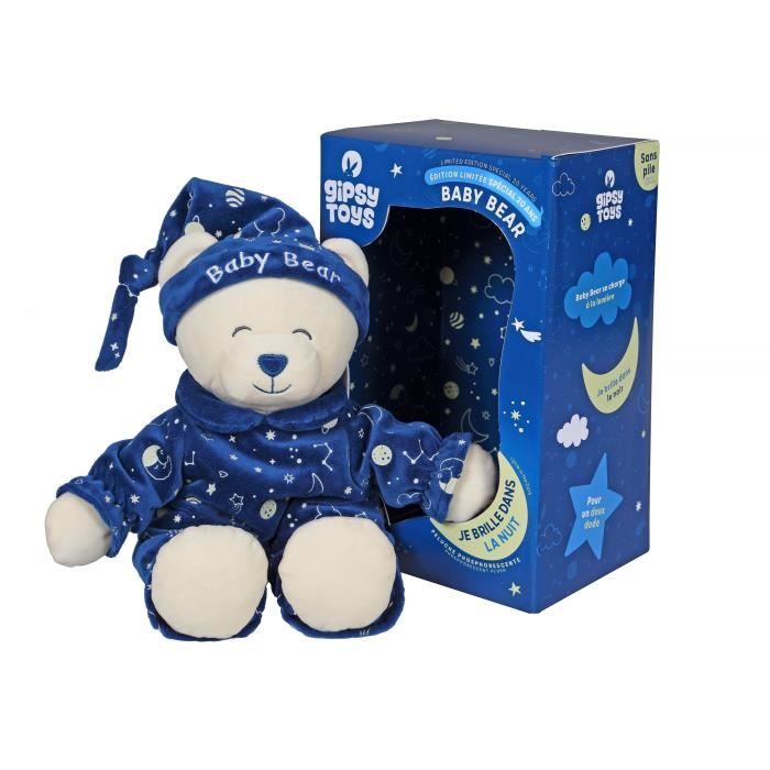 Plush - Gipsy Toys - Baby Bear glow in the dark