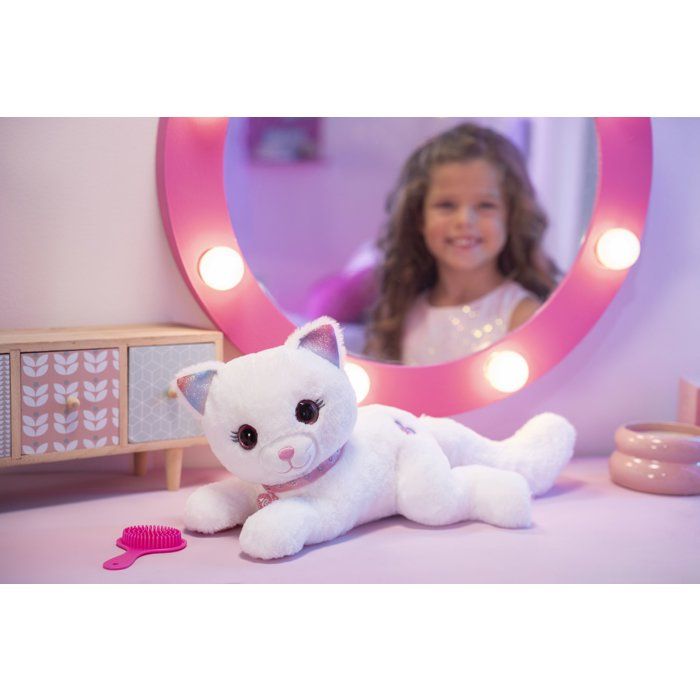Plush - Gipsy Toys - Cuty Bella Fashionista Cat - 30cm - White Pink