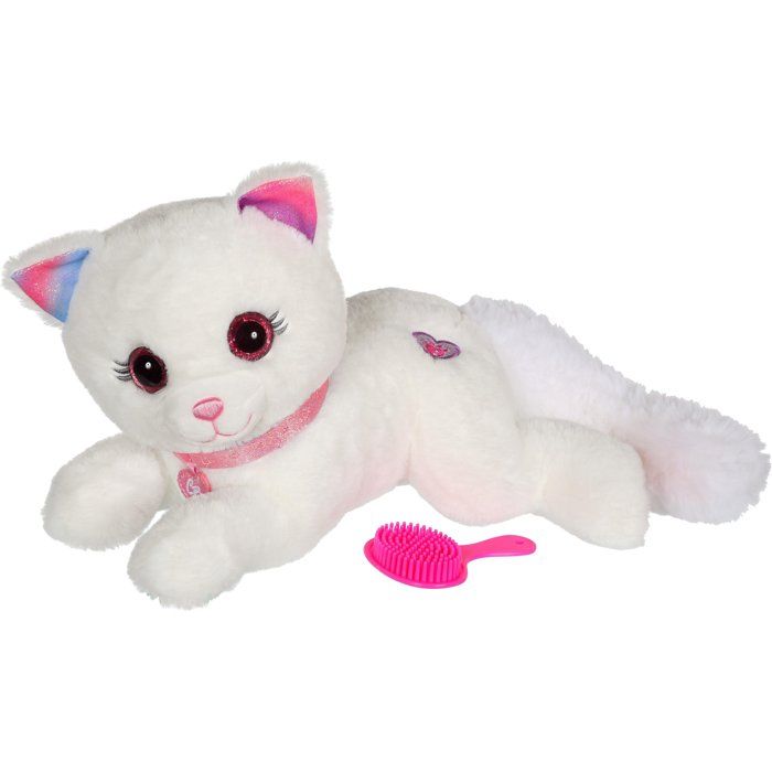 Plush - Gipsy Toys - Cuty Bella Fashionista Cat - 30cm - White Pink