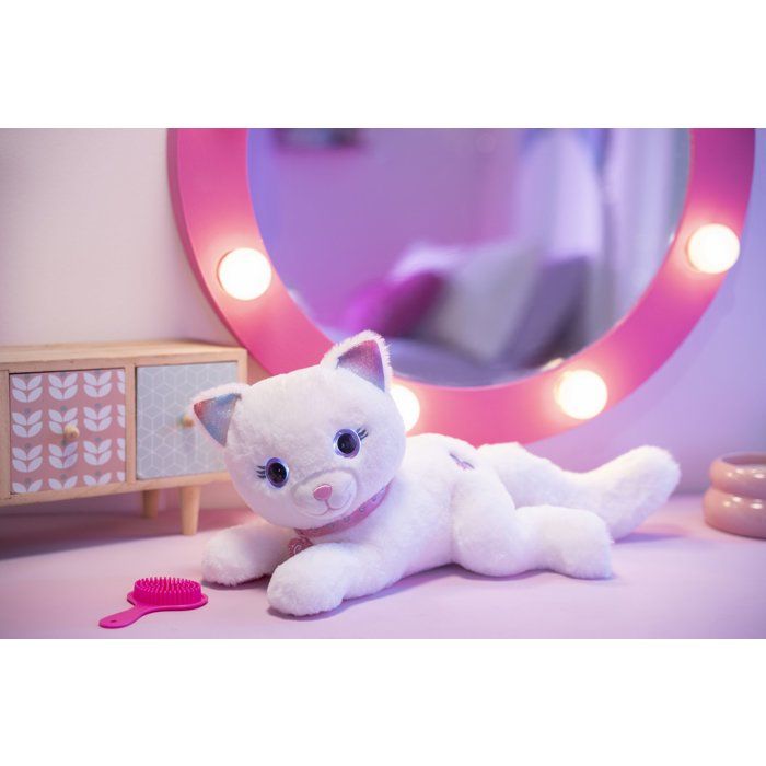 Plush - Gipsy Toys - Cuty Bella Fashionista Cat - 30cm - White Pink