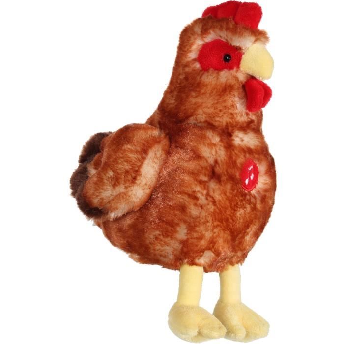 Red Hen Plush with Sound - GIPSY TOYS - 22 cm