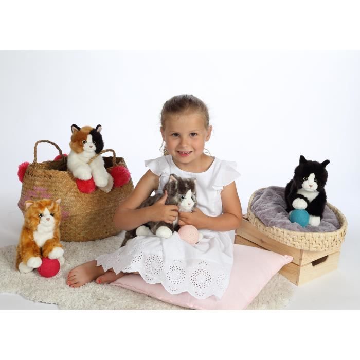 Plush - Gipsy Toys - Mimiz Cat - 28cm - Gray
