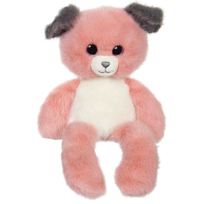 Leggies Dog Plush Toy - GIPSY TOYS - Pink and Grey, 48 cm
