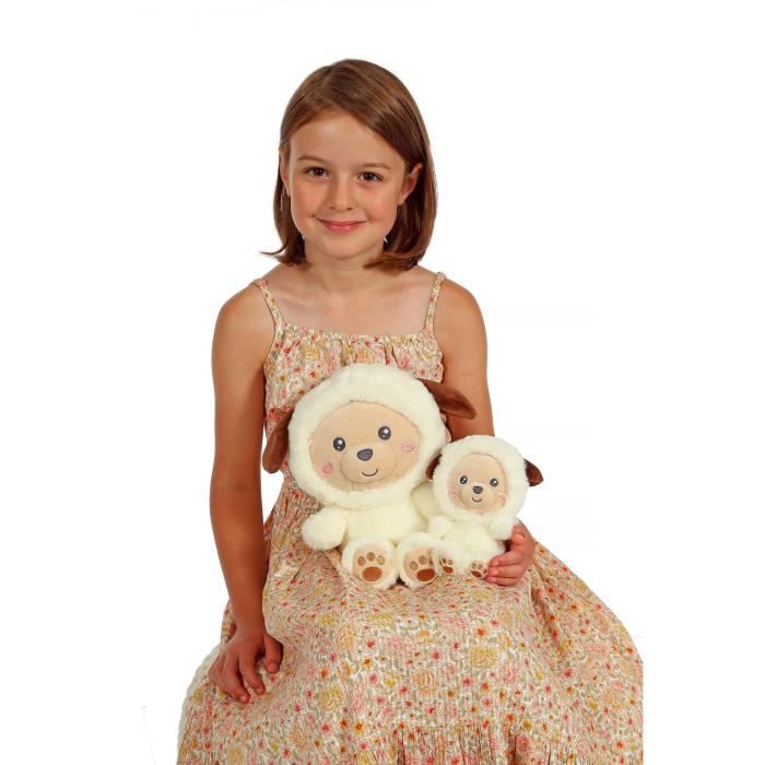 Hoody Pets Dog Plush Toy - GIPSY TOYS - Cream, 24 cm