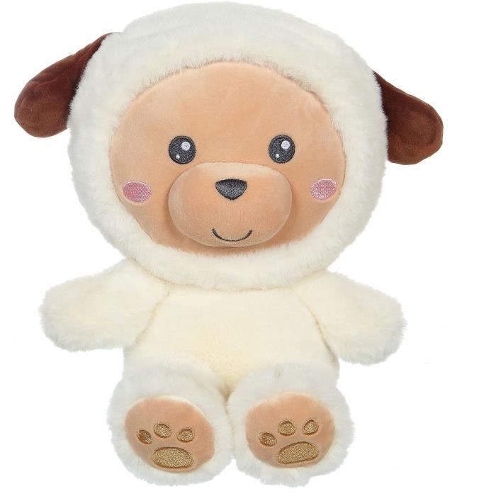 Hoody Pets Dog Plush Toy - GIPSY TOYS - Cream, 24 cm
