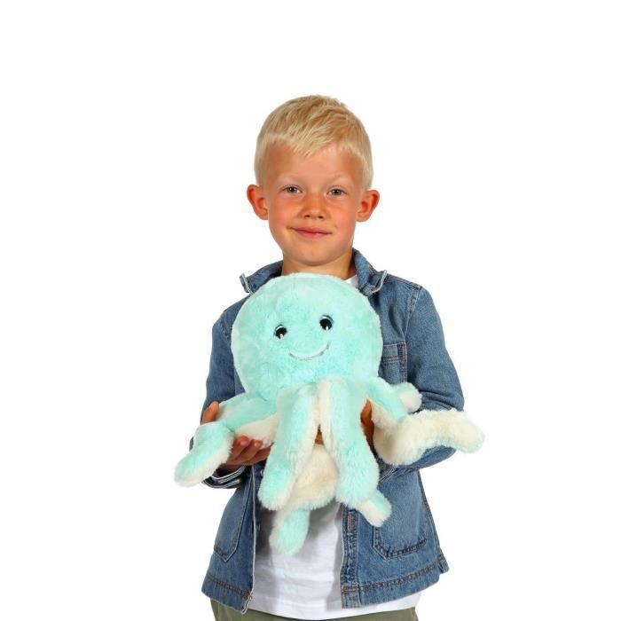 Octopus Plush - GIPSY TOYS - Blue, 32 cm