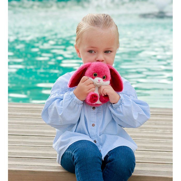 Plush toy - GIPSY TOYS - CUTYDOOS Rabbit 13 CM - raspberry color - RUBY