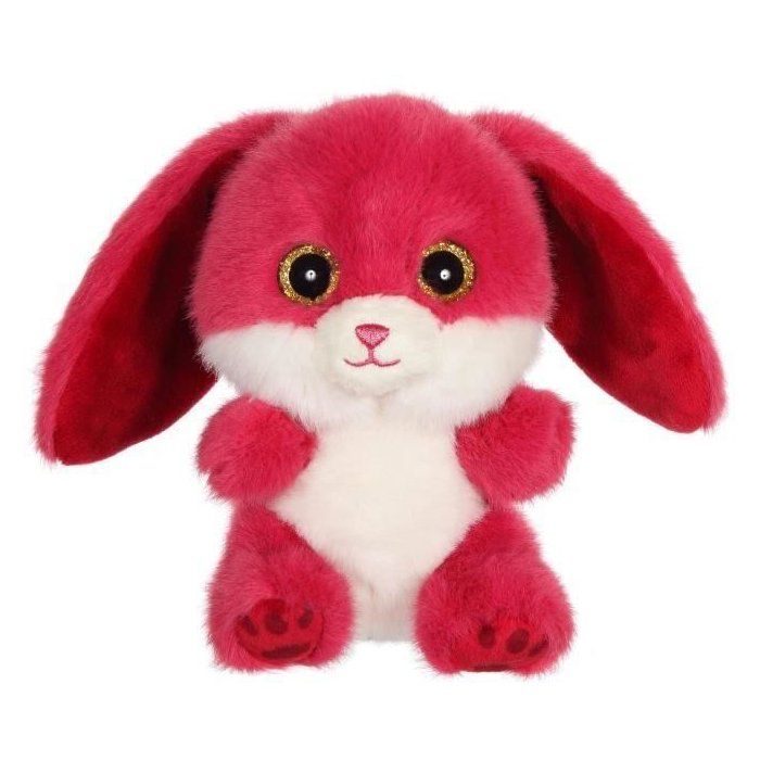 Plush toy - GIPSY TOYS - CUTYDOOS Rabbit 13 CM - raspberry color - RUBY