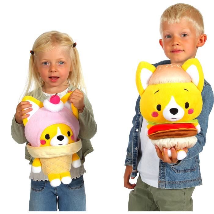 Little Corgi Cuties soft toy - GIPSY TOYS - 30 cm - Ice cream