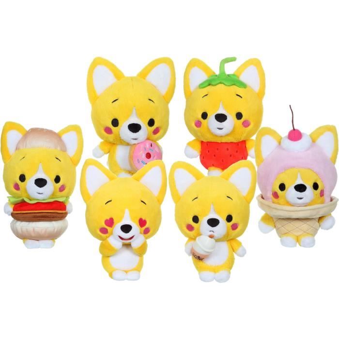 Little Corgi Cuties soft toy - GIPSY TOYS - 20 cm - Strawberry