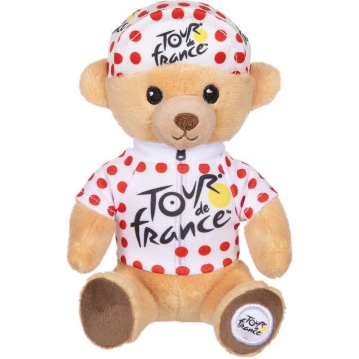 Plush - GIPSY TOYS - Tour De France - BEAR IN POLKA DOT JERSEY 15 CM