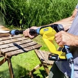 GLORIA - MultiJet 18V - Multifunction mobile pressure cleaning system (2 -5Ah battery and charger supplied)