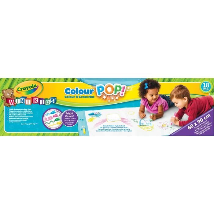 Crayola - Mini Kids - Color Pop Drawing Mat! - 18 months - Coloring for children and toddlers