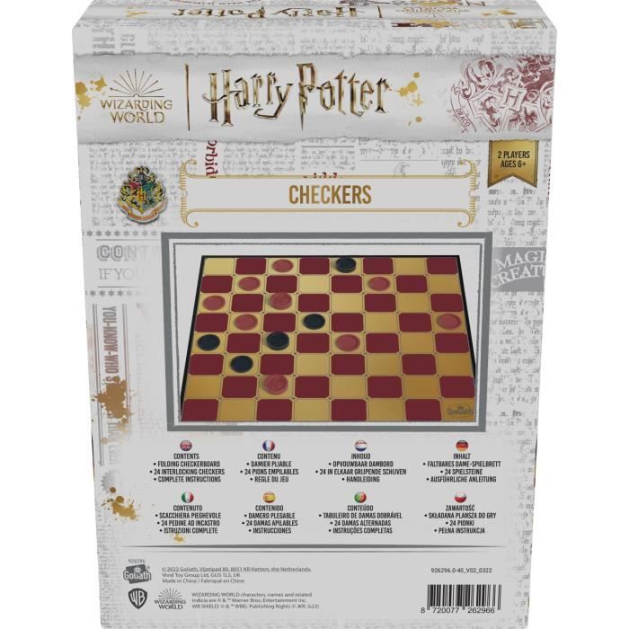 Board game - Goliath - Harry Potter Checkers
