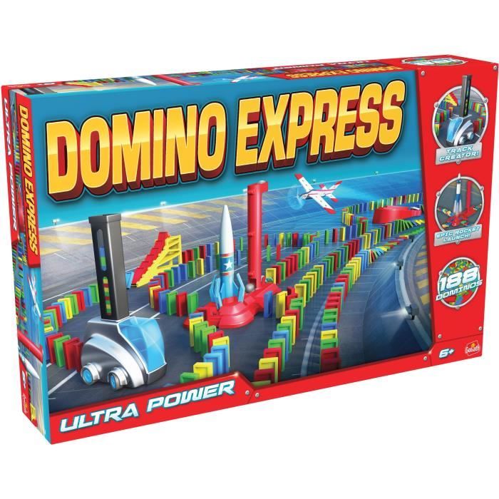 Domino - GOLIATH - Domino Express Ultra Power - Super Dealer for impressive circuits! From 6 years old