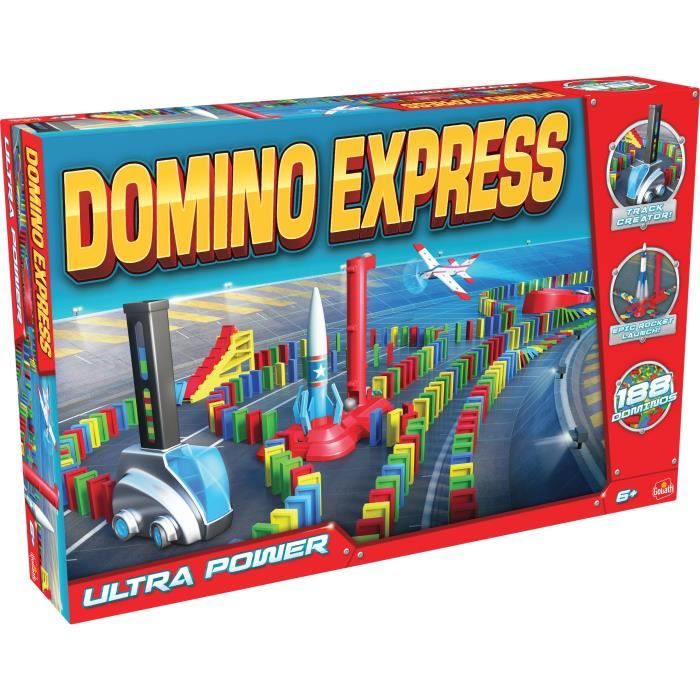 Domino - GOLIATH - Domino Express Ultra Power - Super Dealer for impressive circuits! From 6 years old