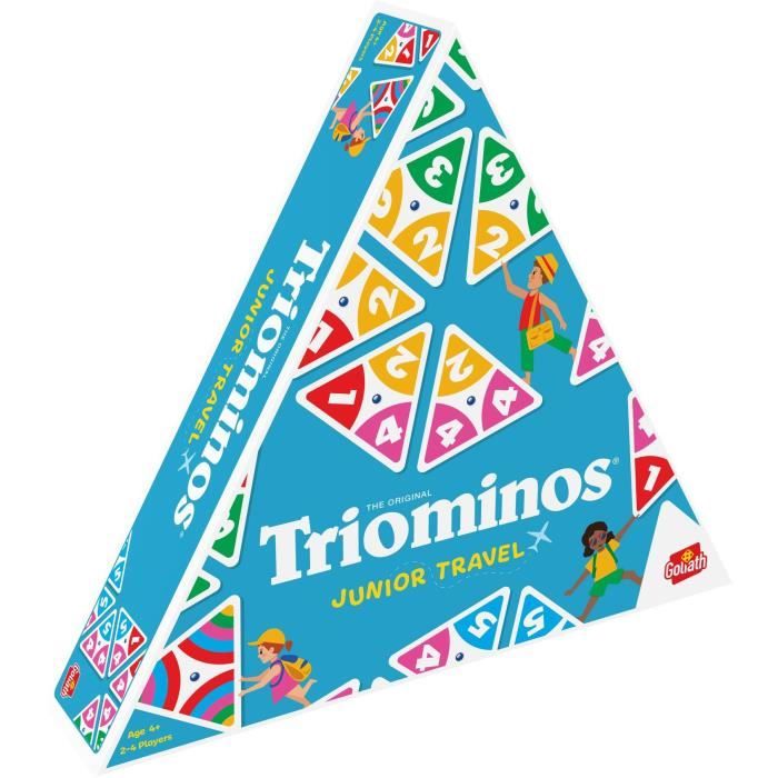 Triominos Junior Travel '24 - Board game - GOLIATH