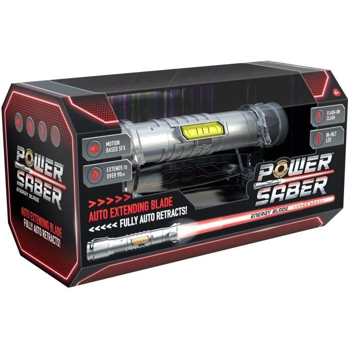 Role Playing Games - GOLIATH - Power Saber Red - 1:1 Contractable and Retractable Saber! Ages 8 and up