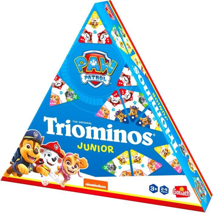 Board game - GOLIATH - Triominos Junior Pat'Patrouille - Triangular dominoes for 3 year olds