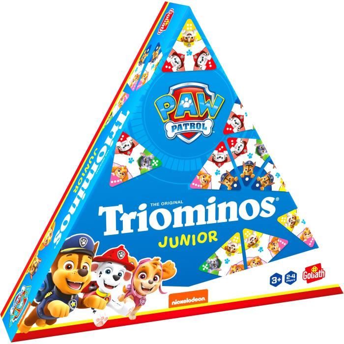 Board game - GOLIATH - Triominos Junior Pat'Patrouille - Triangular dominoes for 3 year olds