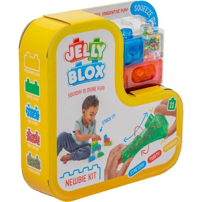 Construction game - GOLIATH - Jelly Blox Newbie Kit - Soft and tactile blocks from 2 years old