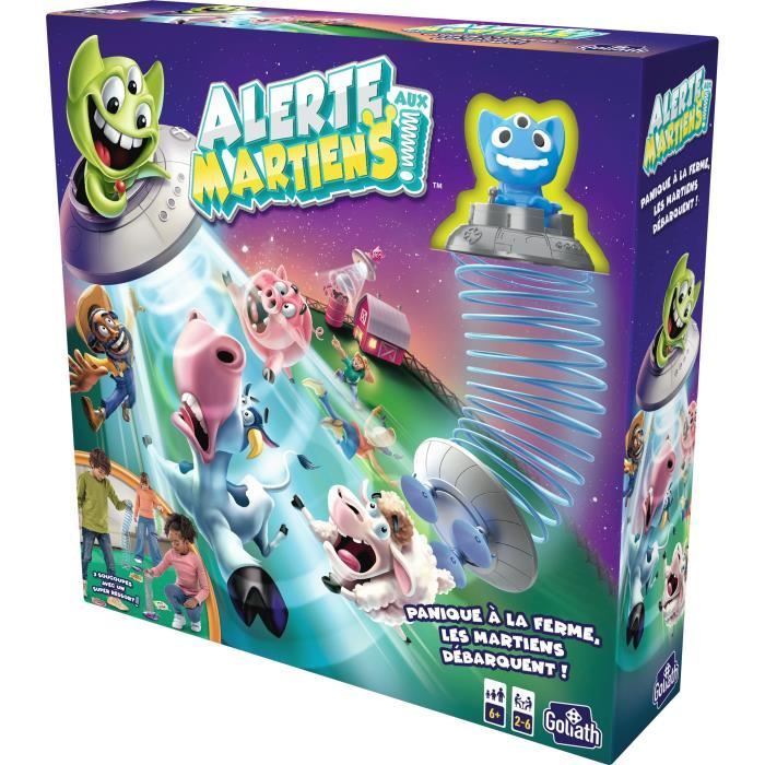 Board games - GOLIATH - Martian alert - Remove animals and score points! Ages 6 and up