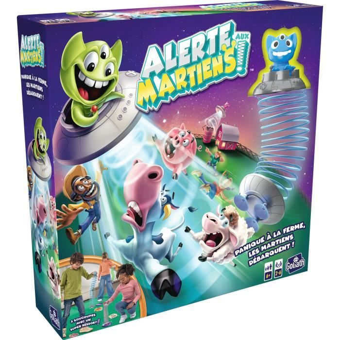 Board games - GOLIATH - Martian alert - Remove animals and score points! Ages 6 and up