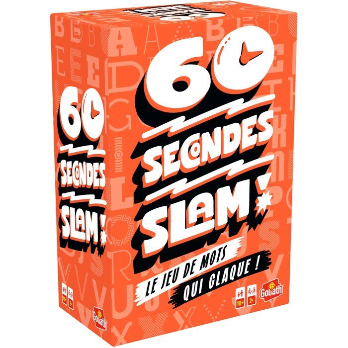60 Seconds Slam - Board Game - GOLIATH - 2 or more players - Ages 10 and up