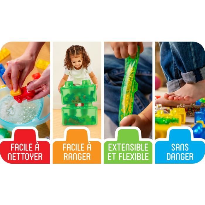 Building Block Set - Construction Set - JELLY BLOX - GOLIATH - 24 pieces - Ages 2 and up
